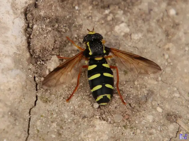 Xanthogramma citrofasciatum - korai oldalsávoslégy